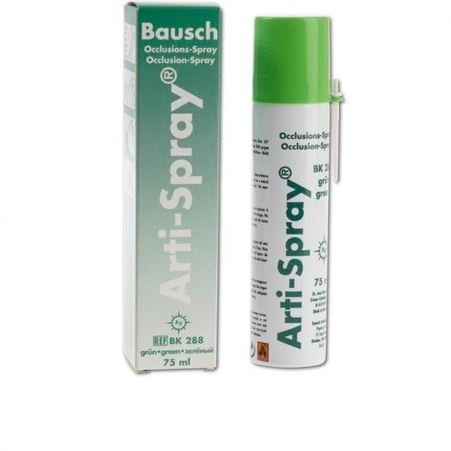 Arti-Spray ВК 288 артикуляционный спрей (копирка-аэрозоль) зеленый 75мл, Bausch 00000000656 - фото 435255