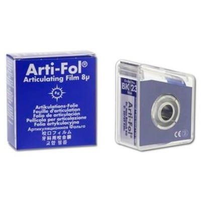 Артикуляционная фольга Bausch Arti-Fol BK 23, синяя, 8мкм, 20мх22мм, односторонняя 00000001985 - фото 435308