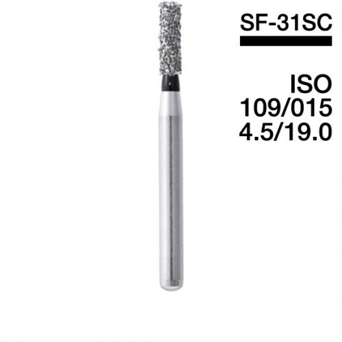 Боры Мани SF-31SC (черн.) (5 шт.), цилиндрический, Mani Dia-Burs 1231913095 - фото 436228