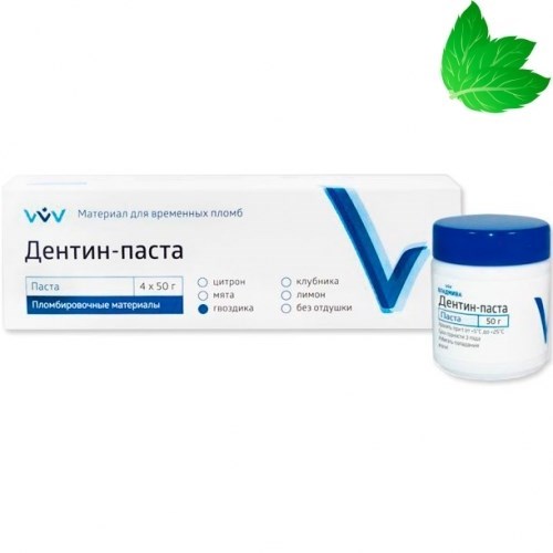 Дентин-паста Мята (50г) ВладМиВа 1231911630 - фото 436556