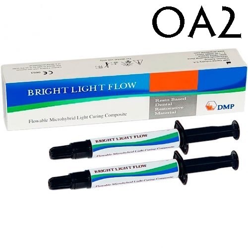 Bright Light Flow цв.ОА2  (2шпр.х 2г)-жидкотекучий светоотверждаемый композит, DMP 1231915147 - фото 436707