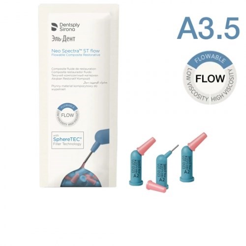 Neo Spectra ST FLOW оттенок A3.5  капс. (0,25х16 шт), светоотверждаемый реставрационный материал, 1231915120,  Dentsply Sirona 1231915120 - фото 437074