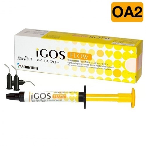 iGOS Flow Цвет OA2 (1 шпр.-2,6 г) цирконосодержащий жидкотекучий композит, YAMAKIN 1231915194 - фото 437323