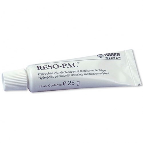 Reso-Pac (тюбик 25г)-саморассасывающаяся повязка для изоляции ран, Hager & Werken 1231913734 - фото 437539