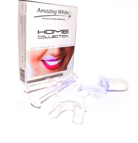 Amazing White Home Collection Plus-набор домашнее отбеливание с мини-лампой и каппами (США) 0001915816 - фото 438569