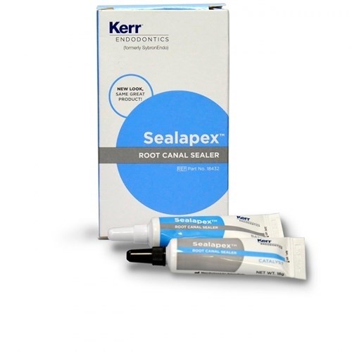 Kerr Sealapex (Силапекс) - материал на основе гидроокиси кальция без эвгенола для пломбирования корневых каналов. 00000000905 - фото 438749