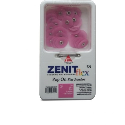 Диски Zenit flex Pop On мягкие D14мм розовые (50шт/1 дискодер) 0001916652 - фото 438924