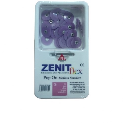 Диски Zenit flex Pop On средние D14мм фиолетовые (50шт/1 дискодер) 0001916650 - фото 438930