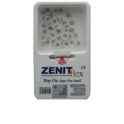 Диски Zenit flex Pop On супер мягкие D10мм белые (50шт/1 дискодер) 0001916653 - фото 438933