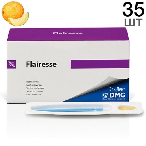 Flairesse профилактический лак, дыня, 35 блистеров, 220405, DMG 1231914400 - фото 439754