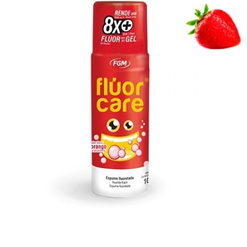 Пенка реминерализующая Fluor Care" вкус Клубника-фторсодержащий раствор,  FGM, 100мл 1231913445 - фото 439851