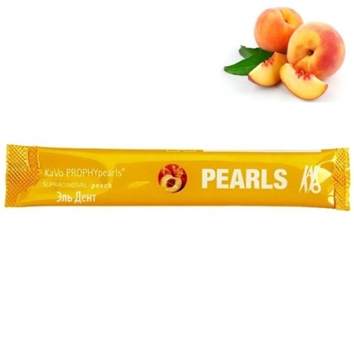 Порошок для Аэрфло Каvo PROPHY pearls ПЕРСИК пакетик 15гр, для Аэр-Фло абразивный 1231914647 - фото 439923