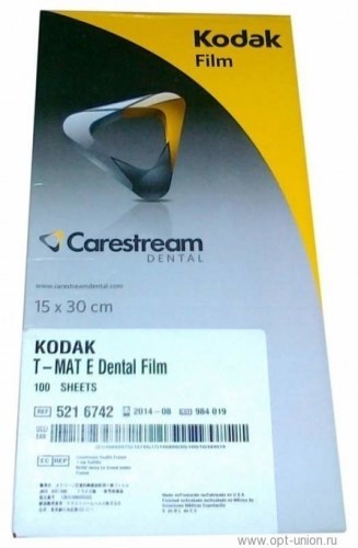 Пленка Carestream Т-МАТ Е 15х30 см для ОПТГ (100 листов)/ последняя 00000000297 - фото 439978