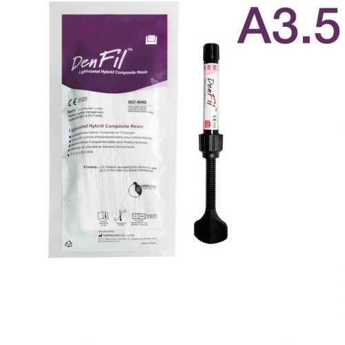 DenFil A3,5 шпр.4г-композитный светоотверждаемый материал, Vericom Co Ltd, DF104-RA35 0001913686 - фото 440232