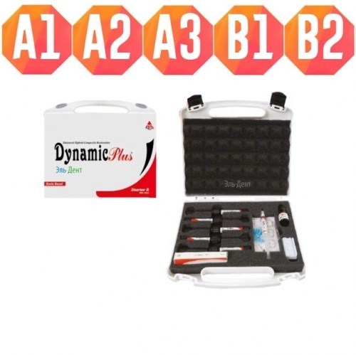 Dynamic Plus Starter Kit (5шпр.х4г, бонд, аксес.), President Dental 0001916278 - фото 440270