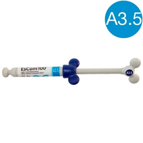 Escom 100 цвет A3,5 шприц (4гр.) световой композит эском, Spident 0001915069 - фото 440291