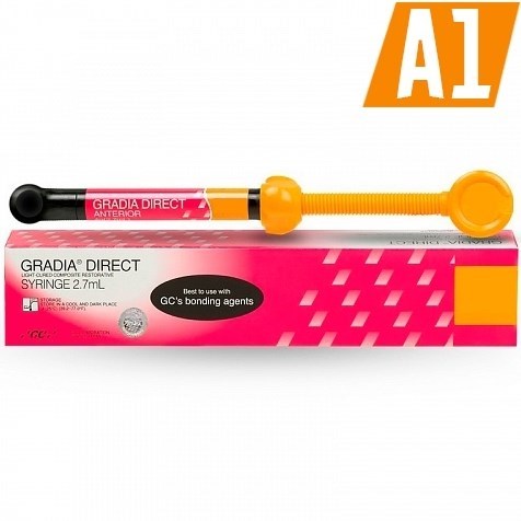GC Gradia Direct Anterior A1, шприц (4гр), светоотверждаемый реставрационный композит, 003362. 00000001816 - фото 440796