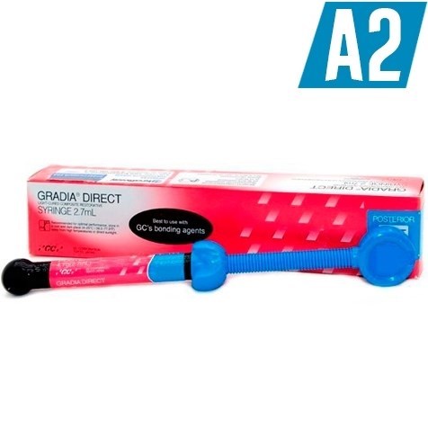 Gradia Direct Posterior A2, шприц (4.7гр), светоотверждаемый гибридный композит, 003423. 00000002199 - фото 440865