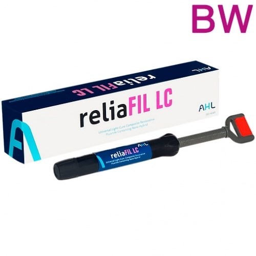 reliaFIL LC цв. BW шприц 4г-наногибридный светоотверждаемый композит, AHL 1231912792 - фото 441789