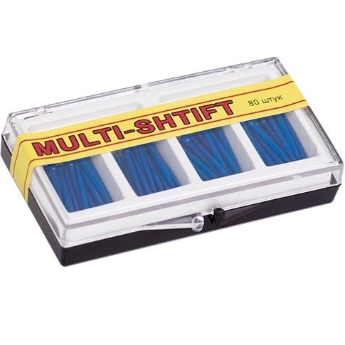 Беззольные штифты Multi-Shtift синие диаметр 1,6 мм (80шт.), РуДент 0001913449 - фото 442095