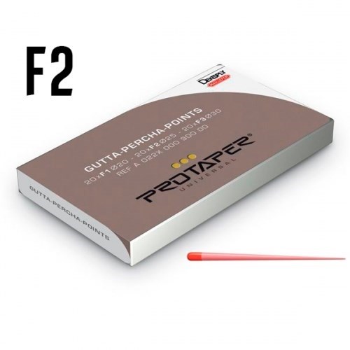 Gutta-Percha Points Protaper Universal F2 - штифты гуттаперчевые, 60 шт, Maillefer 0001914033 - фото 442519