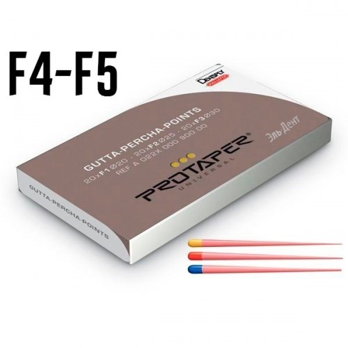 Gutta-Percha Points Protaper Universal F4-F5 - штифты гуттаперчевые, 60 шт, Maillefer 1231914679 - фото 442525