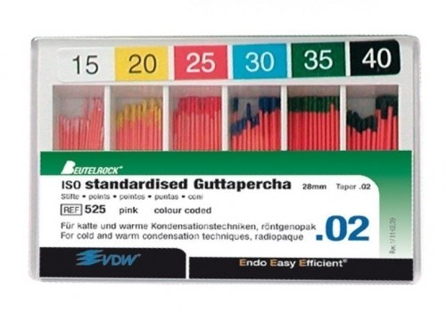 Guttapercha 06 №40 (L:28) 60 шт., VDW 1231915570 - фото 442551
