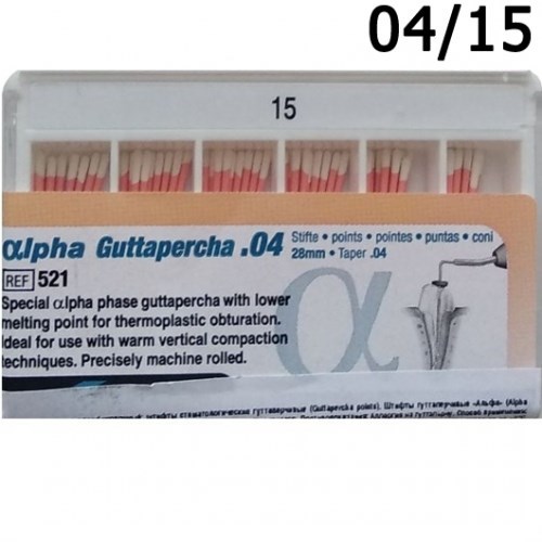 Альфа Гуттаперча (Alpha Guttapercha) №15 04 L28, VDW (Германия) 0001911286 - фото 442603
