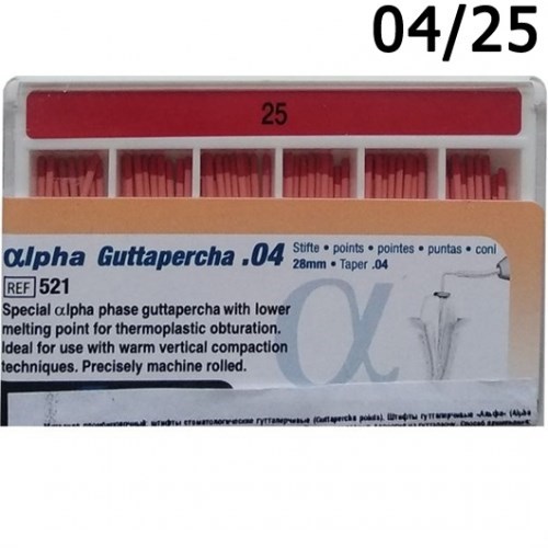 Альфа Гуттаперча (Alpha Guttapercha) №25 04 L28, VDW (Германия) 0001911090 - фото 442612