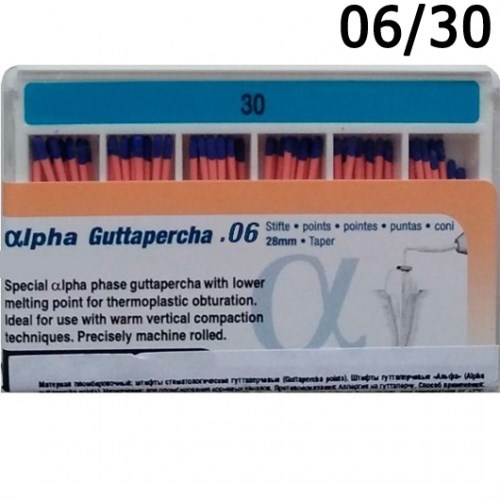 Альфа Гуттаперча (Alpha Guttapercha) №30 06 L28, VDW (Германия) 0001911093 - фото 442621