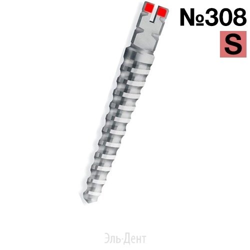 Штифты Unimetric №308/S (0,8 мм) красные 25 шт., Maillefer 00000001115 - фото 443406