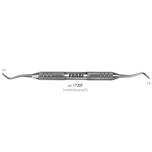 Долото FABRI 1720F (эмалевый нож мезиальный) d ручки=10мм 0001916145 - фото 444674