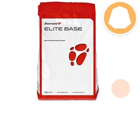 Elite Base Peach Orange IV класс (оранжевый)  3 кг-супергипс 410433 0001914569 - фото 445929