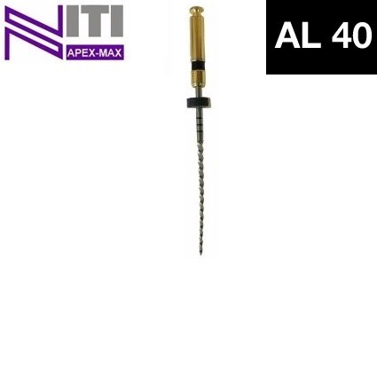 Apex-Max AL 40/02 25мм (4шт)-машинные файлы для апикального расширения 1231913992 - фото 447609