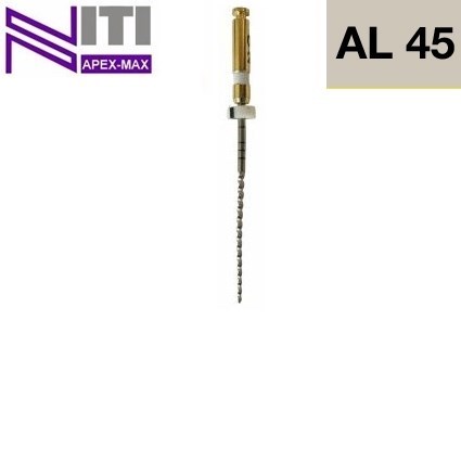 Apex-Max AL 45/02 25мм (4шт)-машинные файлы для апикального расширения 1231913993 - фото 447611