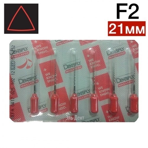 ProTaper ручной F2 (21мм) (6шт.) 00000909611 - фото 447752