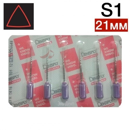 ProTaper ручной S1 (21мм) (6шт.) 00000909608 - фото 447792