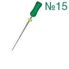Spreaders №15 упак.6 шт.VDW- ручные файлы для работы с гуттаперчей в канале с латеральной конденсацией 00000909905 - фото 448157