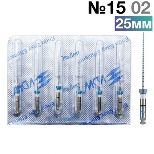 FlexMaster Тейпер NiTi №15 02 L25, VDW 0001913177 - фото 448512