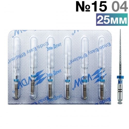 FlexMaster Тейпер NiTi №15 04 L25, VDW 0001910855 - фото 448517