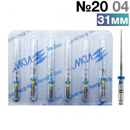 FlexMaster Тейпер NiTi №20 04 L31, VDW 0001911229 - фото 448527