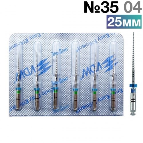 FlexMaster Тейпер NiTi №35 04 L25, VDW 0001913653 - фото 448556