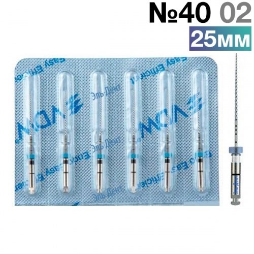 FlexMaster Тейпер NiTi №40 02 L25, VDW 1231914184 - фото 448561