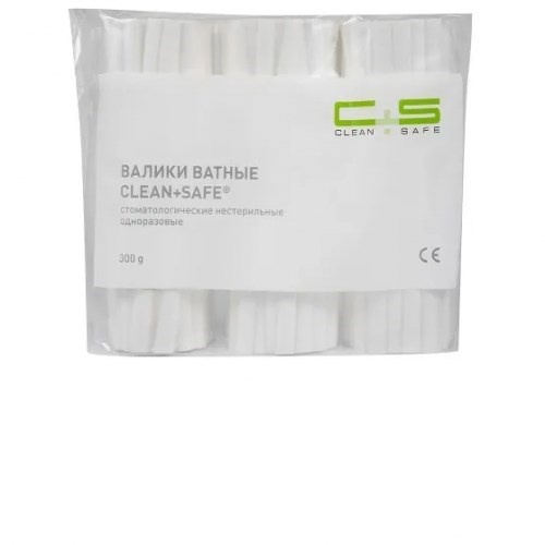 Валики ватные  нестерильные одноразовые №2 - 600шт./Clean+Safe 1231915336 - фото 448721