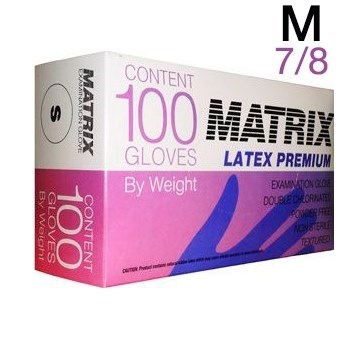 Перчатки латексные MATRIX Premium M (7|8) 100шт. 0001911825 - фото 448981