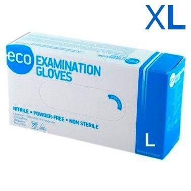 Перчатки Нитриловые ECO NITRILE (Голубые) XL (9/10) 200 шт 4 гр., Heliomed 1231912699 - фото 449074