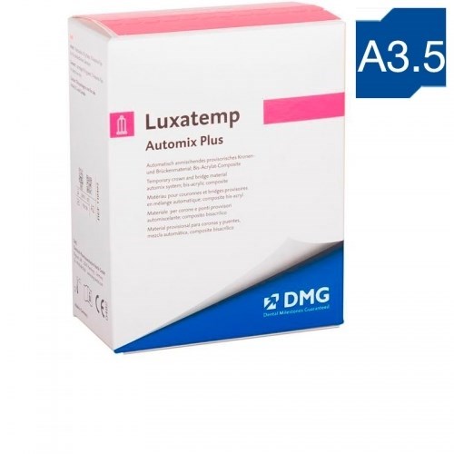 Luxatemp Automix Plus A3,5 (1 картридж 50мл (76г)+15 насадок) самополимеризующийся композит 110403, DMG 00000002476 - фото 449833