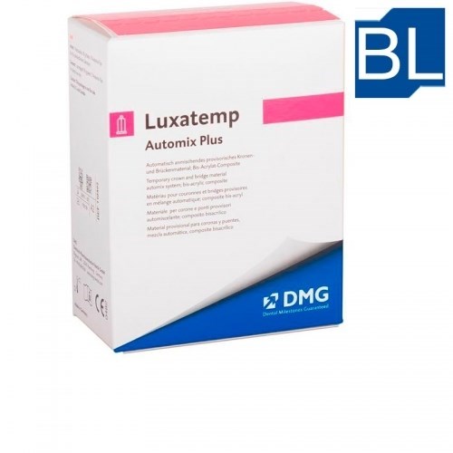 Luxatemp Automix Plus BL (отбел.), (1 картридж 50мл (76г)г + 15 насадок) самополимеризующийся композит 110368, DMG 0001914597 - фото 449843