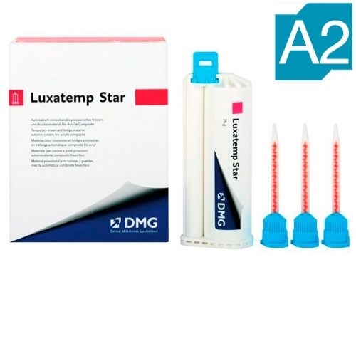 Luxatemp Star Automix A2 (1 картридж 50мл (76г)+15 насадок), самополимеризующийся композит 110907, DMG 0001913101 - фото 449872