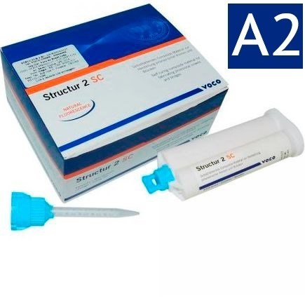 Structur 2 SC цвет A2 (50мл (76г)+10 смес.) Структур, VOCO 00000001551 - фото 449919